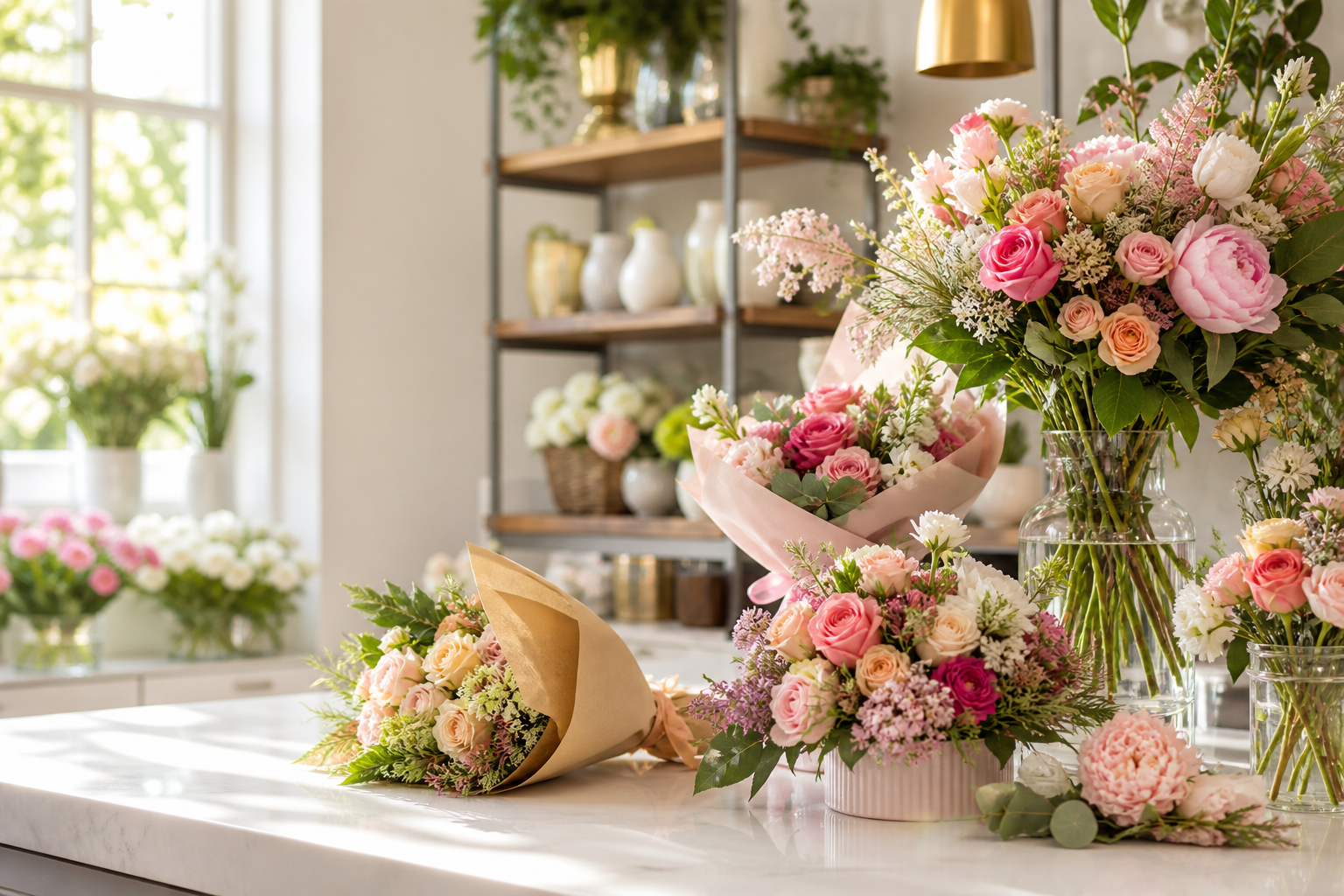 Flower shop website demo preview