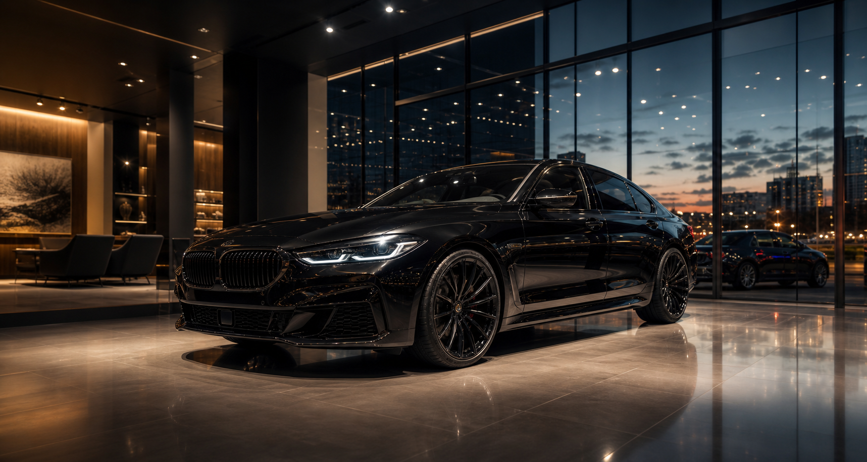 Luxury car dealership website demo preview