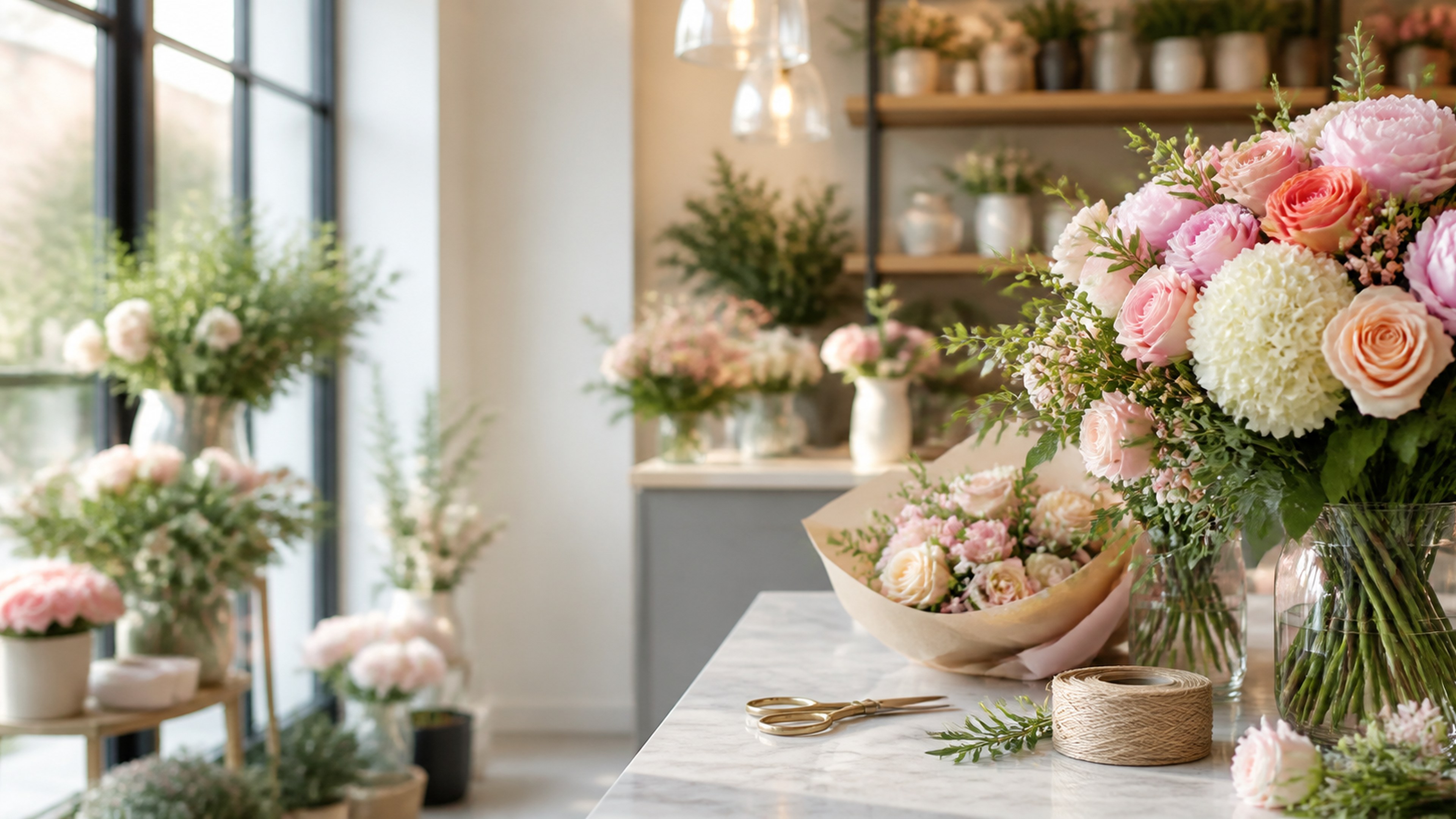 Professional flower shop website demo preview